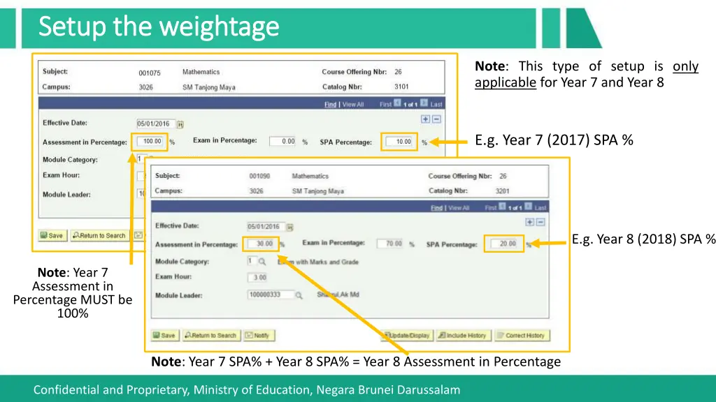 setup the weightage setup the weightage 4