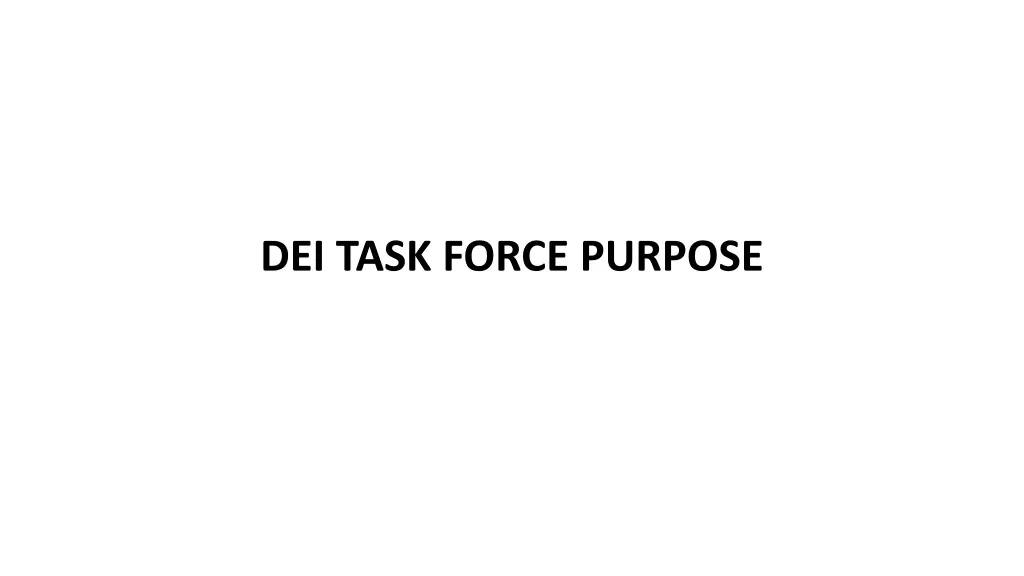 dei task force purpose