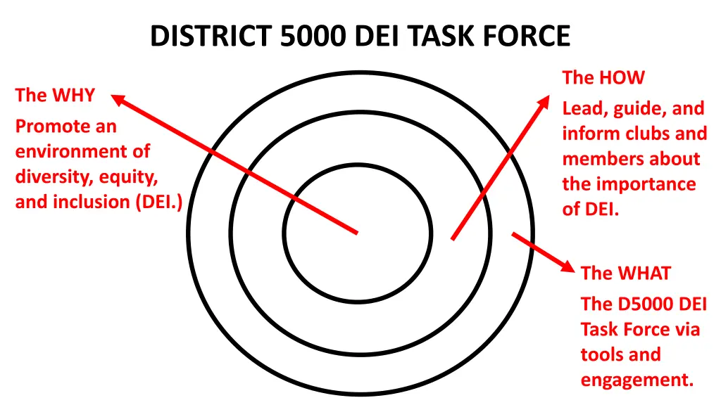 district 5000 dei task force