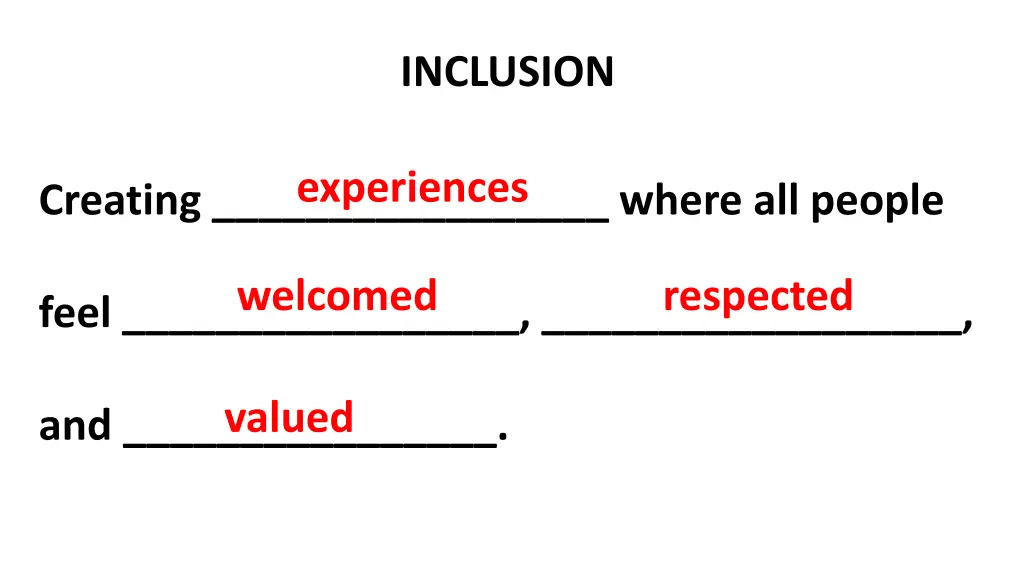 inclusion 1