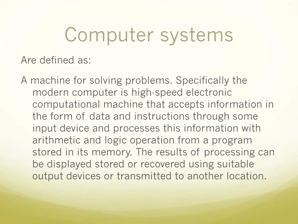 computer systems