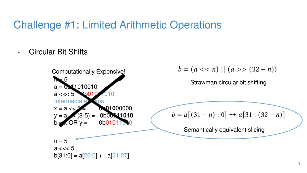 challenge 1 limited arithmetic operations 1