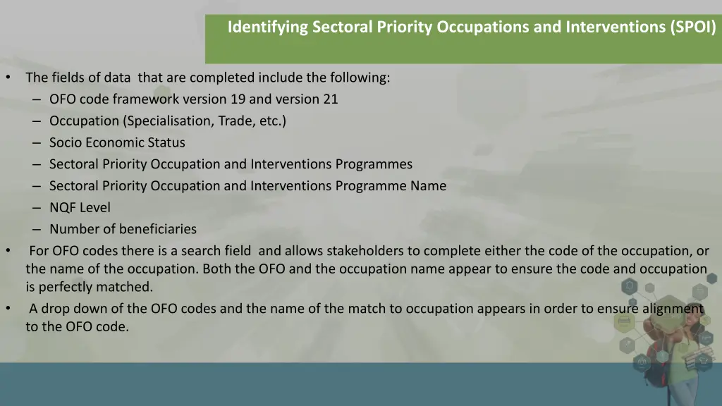 identifying sectoral priority occupations