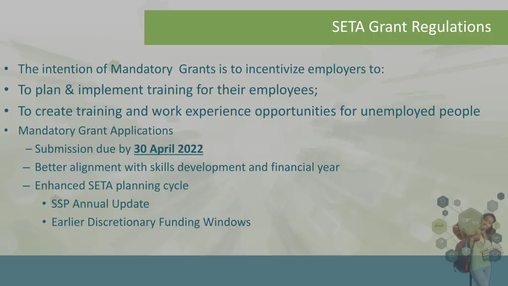 seta grant regulations 1