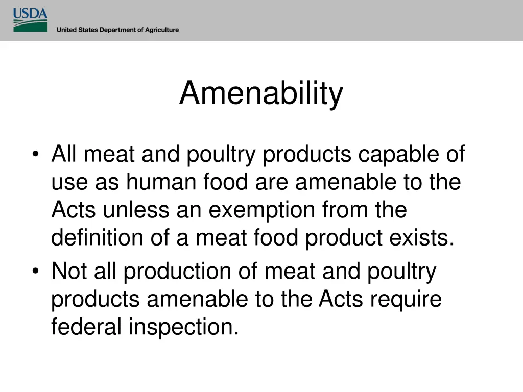 amenability