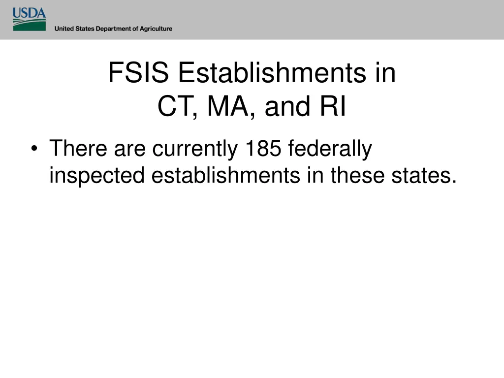 fsis establishments in ct ma and ri