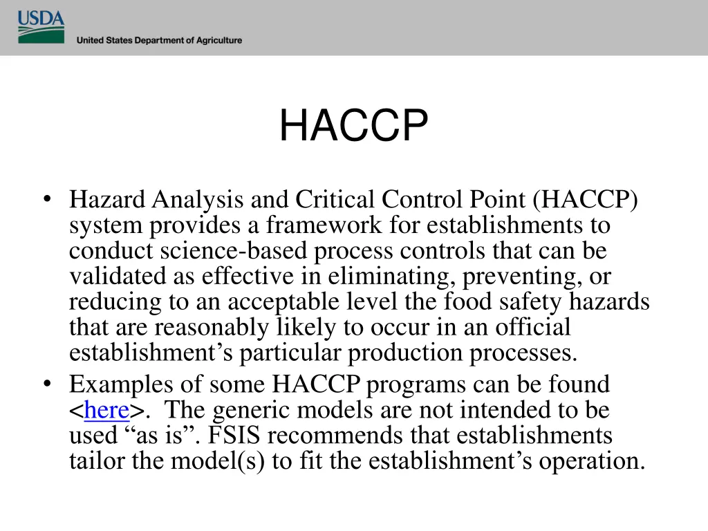 haccp