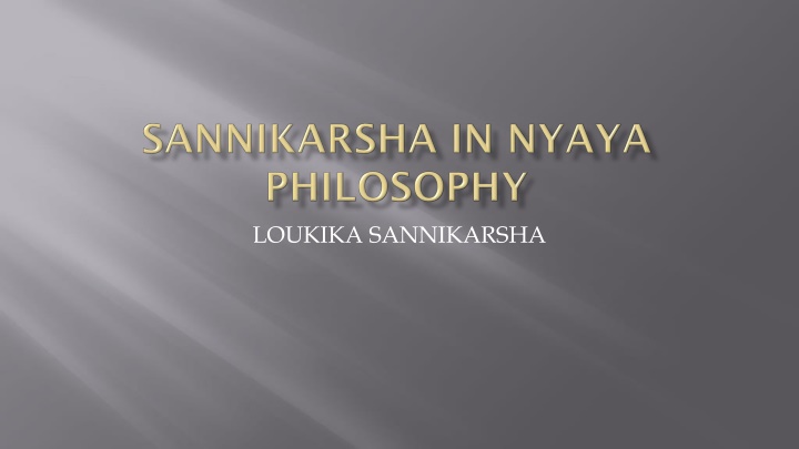 loukika sannikarsha