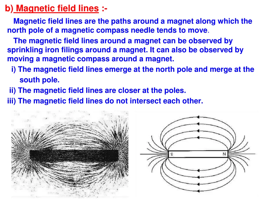 b magnetic field lines magnetic field lines