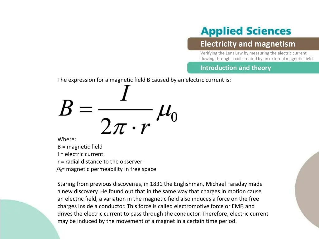 electricity and magnetism verifying the lenz 6