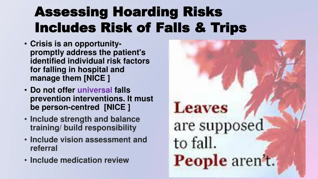 assessing hoarding risks assessing hoarding risks