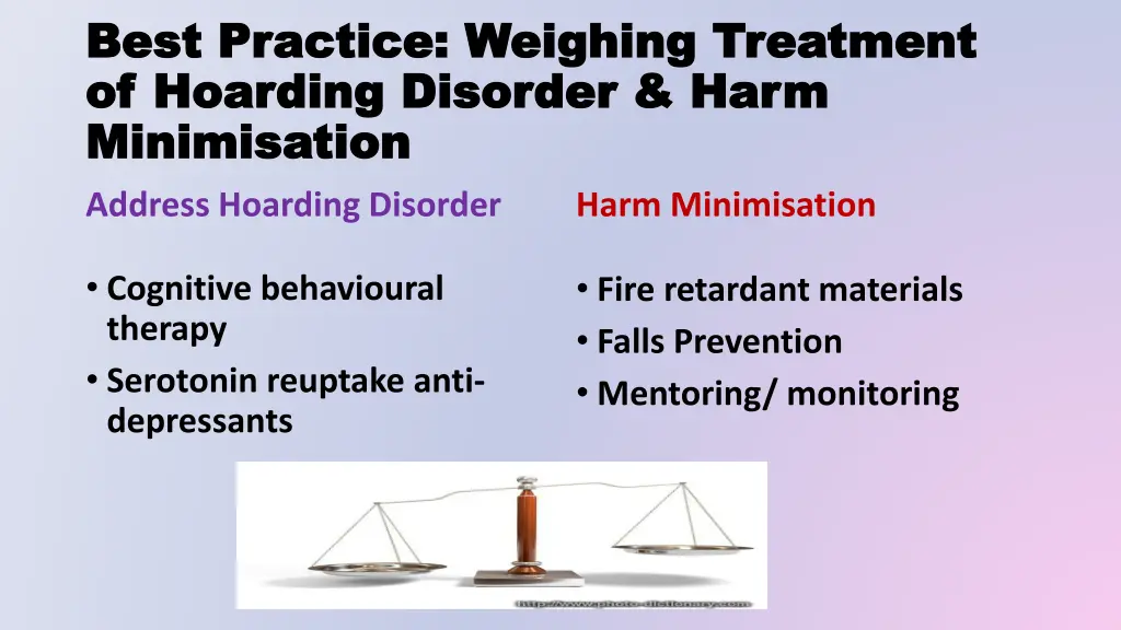 best practice weighing treatment best practice