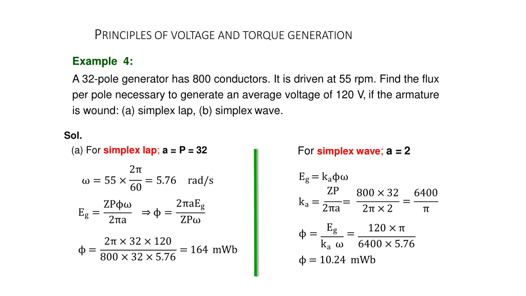 p rinciples of voltage and torque generation 5