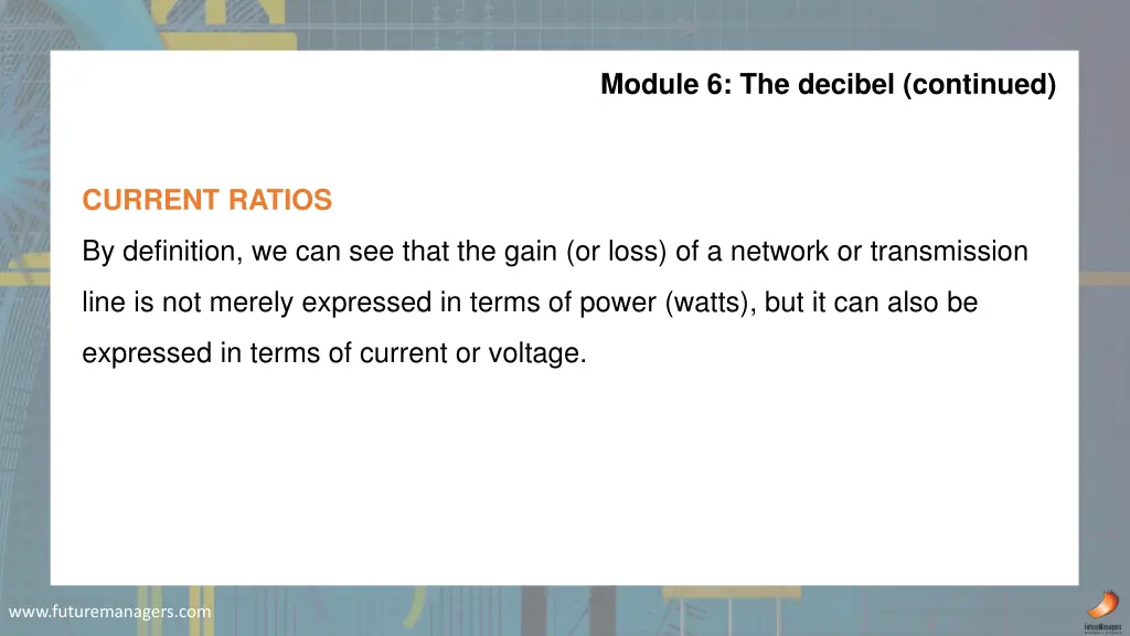 module 6 the decibel continued 2