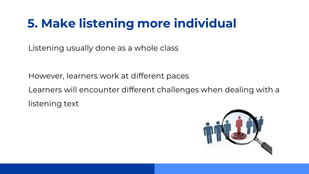 5 make listening more individual