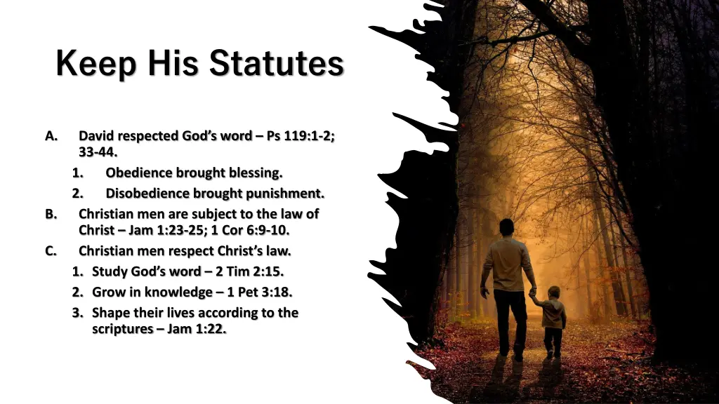 keep his statutes