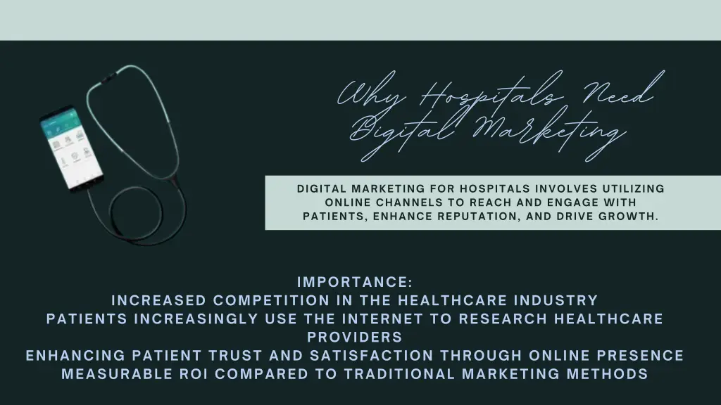 why hospitals need digital marketing