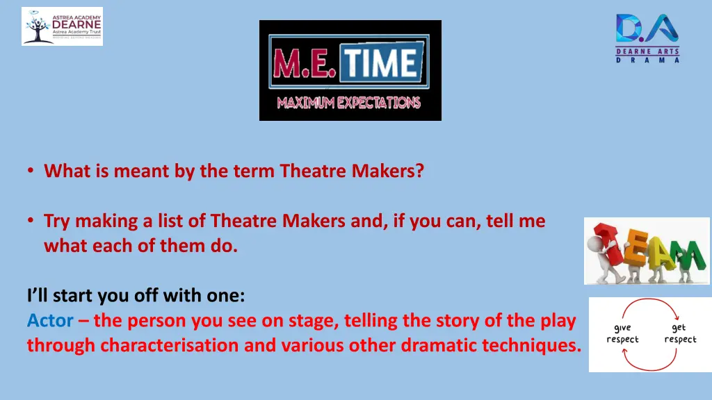 what is meant by the term theatre makers