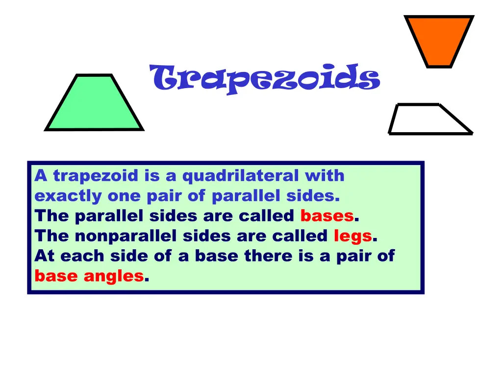 trapezoids