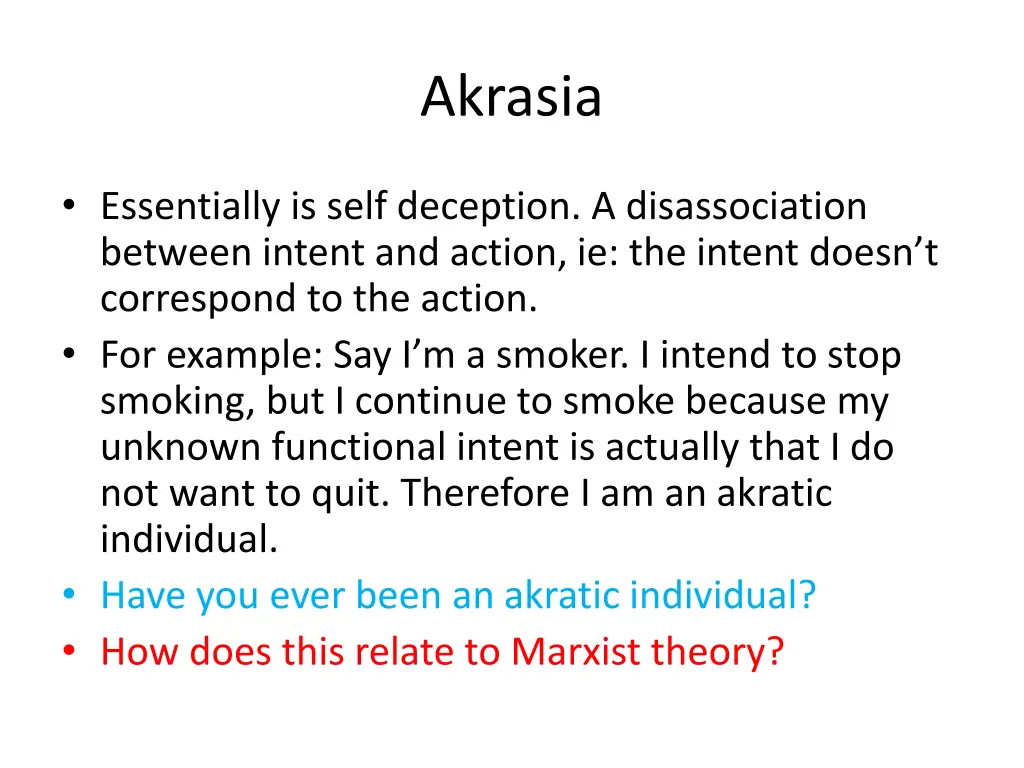 akrasia 1