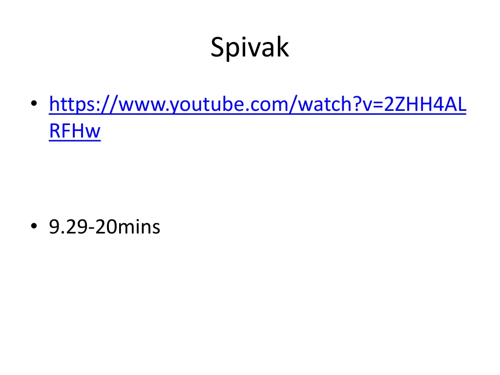 spivak