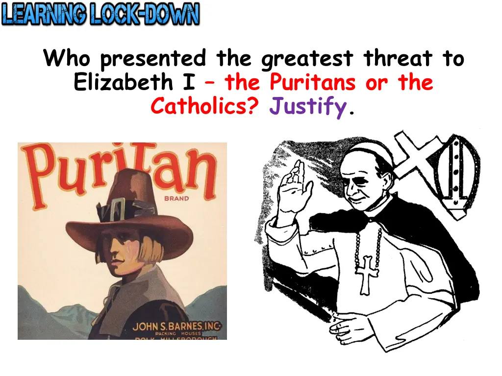 who presented the greatest threat to elizabeth