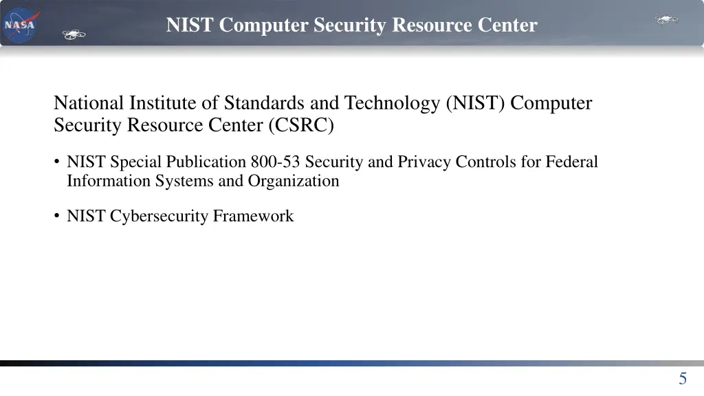 nist computer security resource center