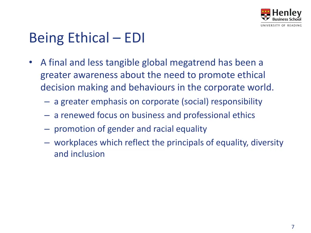 being ethical edi