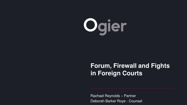 forum firewall and fights in foreign courts