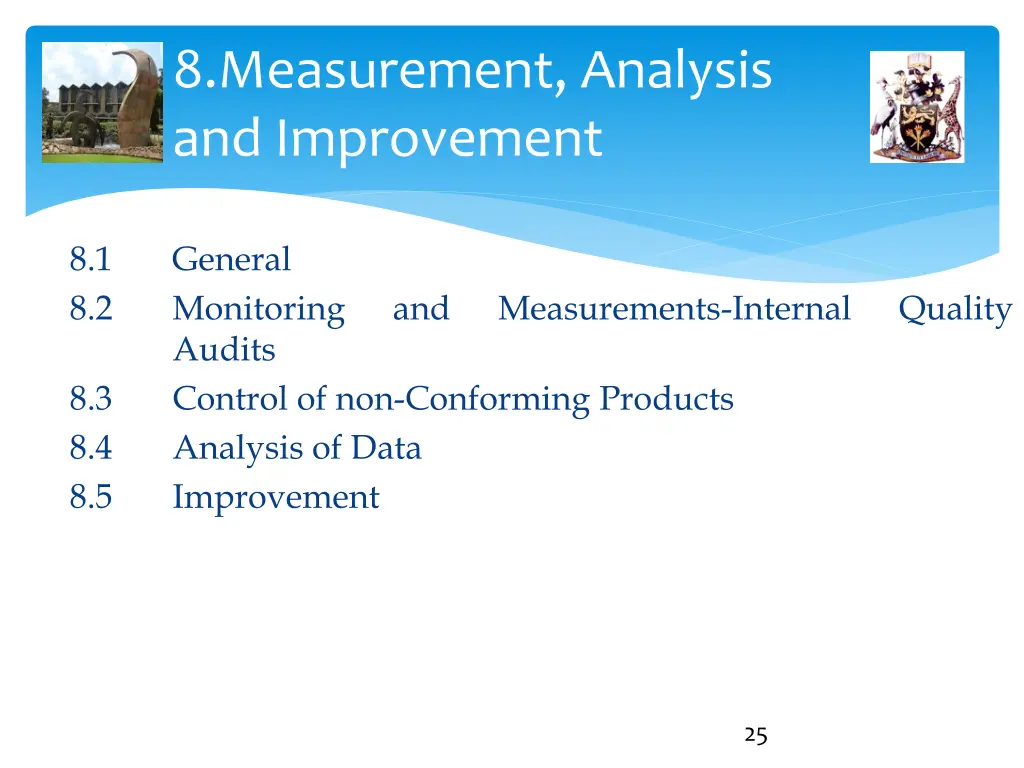 8 measurement analysis and improvement