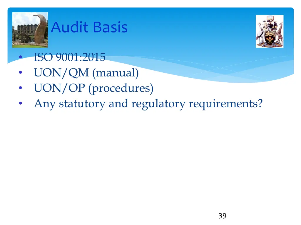 audit basis