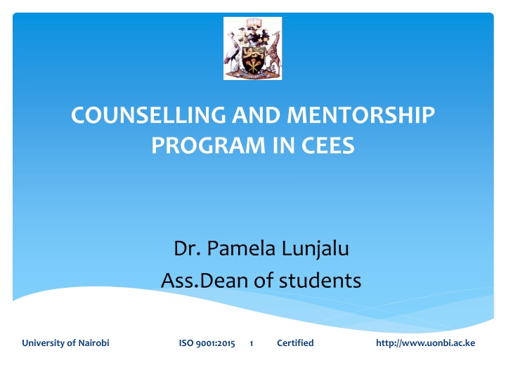 counselling and mentorship program in cees