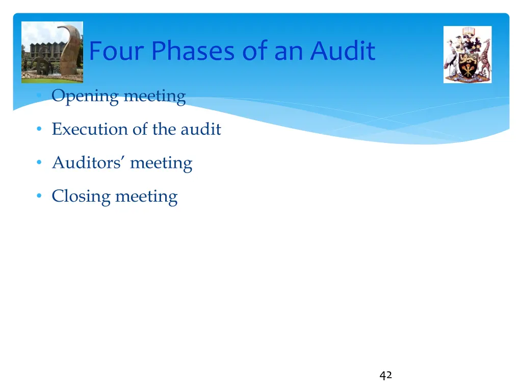 four phases of an audit