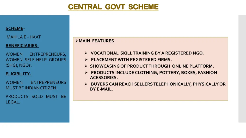 central govt scheme central govt scheme 1