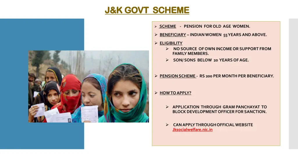 j k govt scheme j k govt scheme