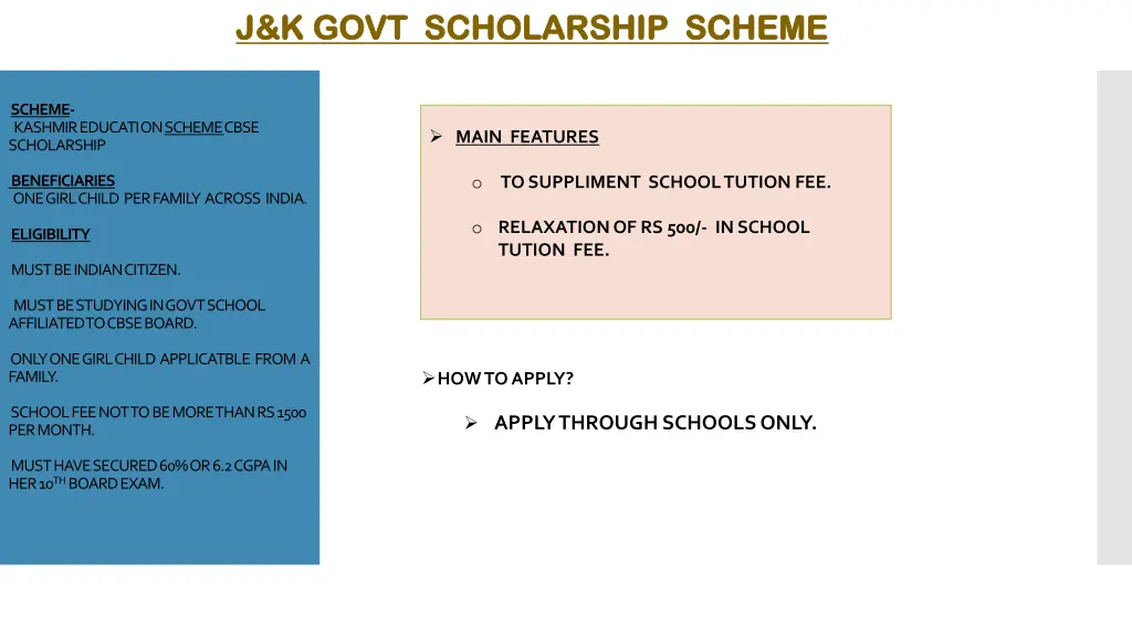 j k govt scholarship scheme j k govt scholarship 3