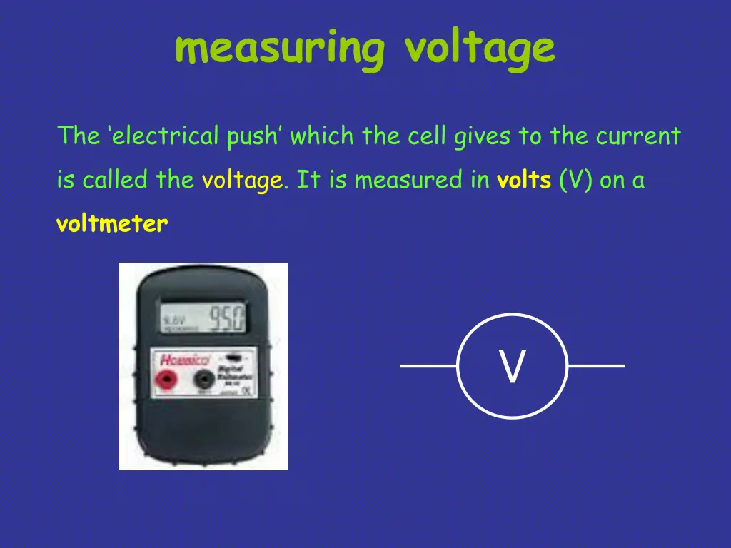 measuring voltage