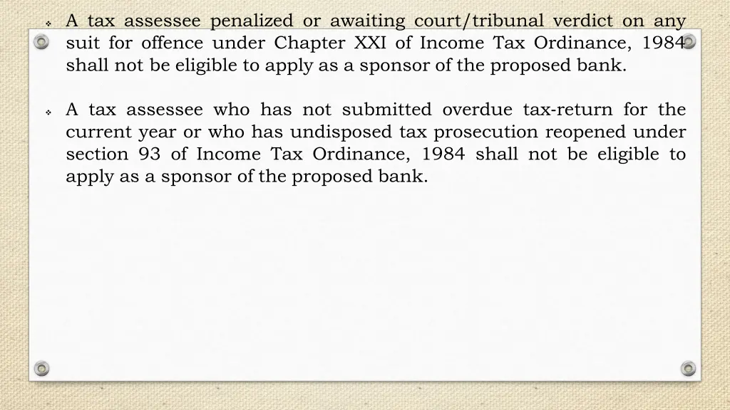 a tax assessee penalized or awaiting court