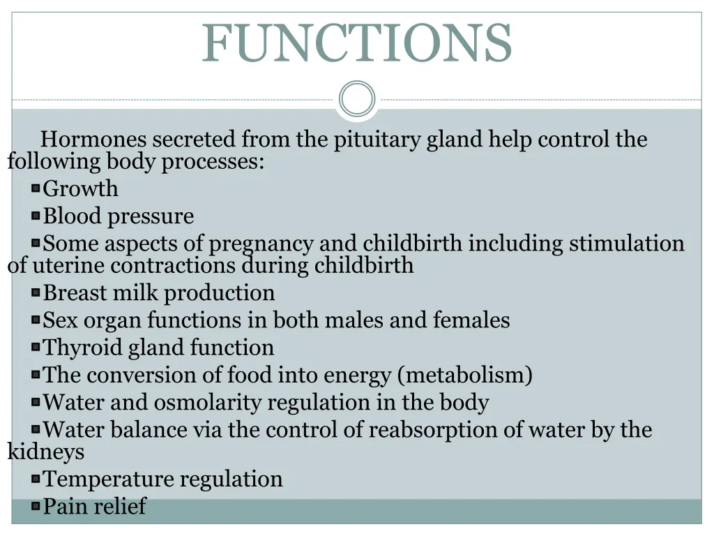 functions