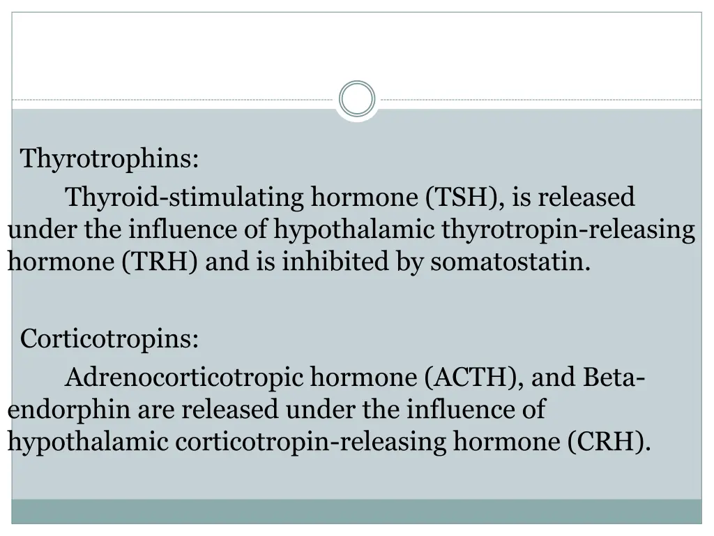 thyrotrophins thyroid stimulating hormone