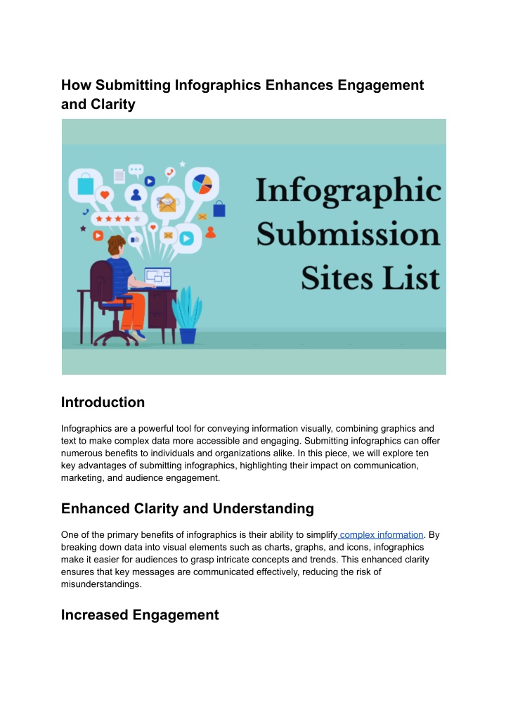 how submitting infographics enhances engagement