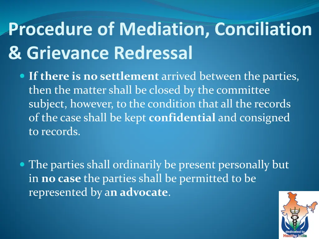 procedure of mediation conciliation grievance 1