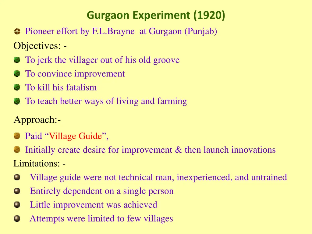 gurgaon experiment 1920 pioneer effort