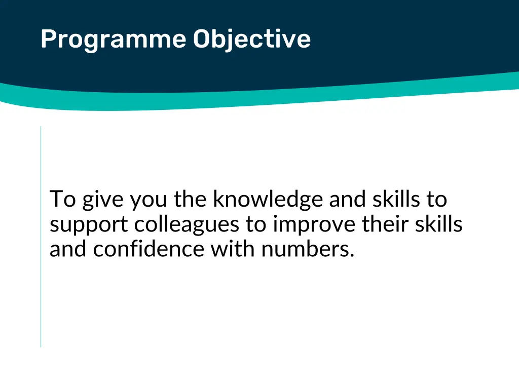 programme objective