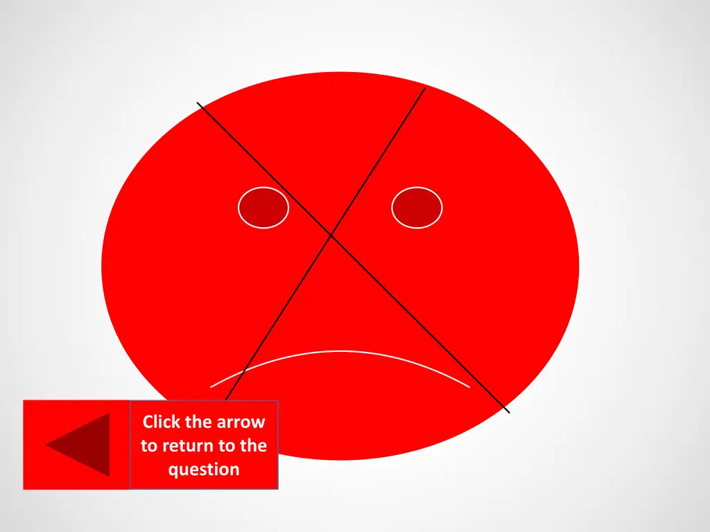 click the arrow to return to the question 1