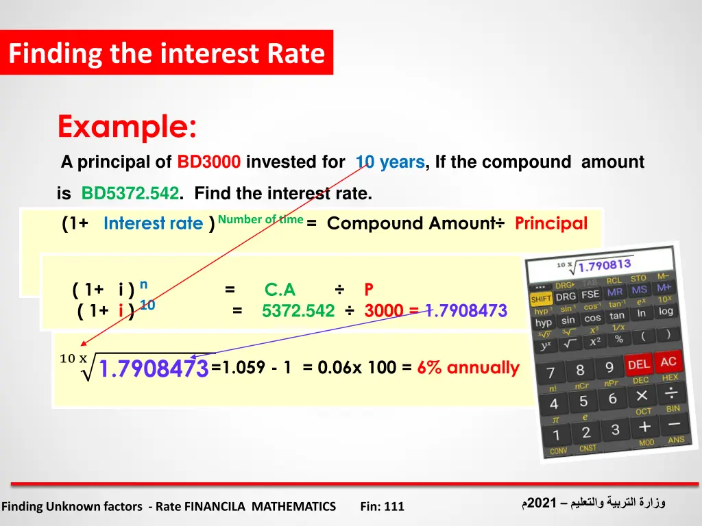 finding the interest rate 1