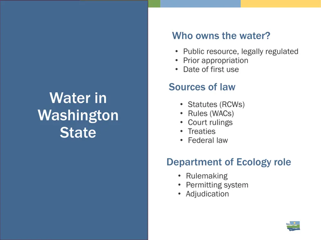 who owns the water