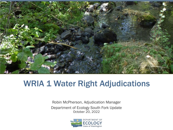 wria 1 water right adjudications