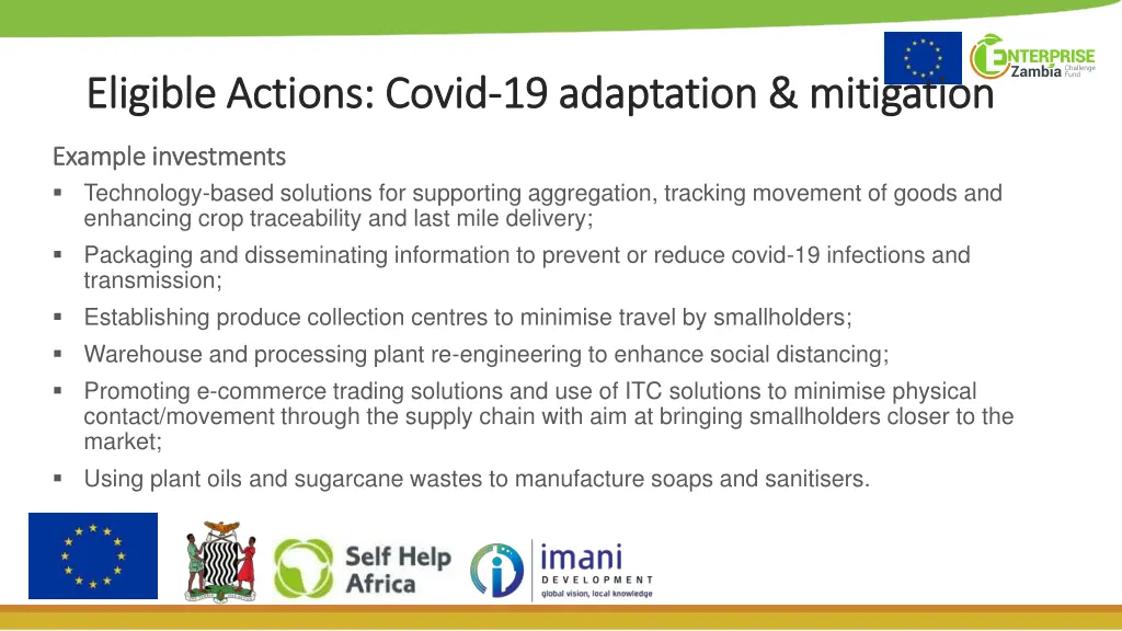 eligible actions covid eligible actions covid