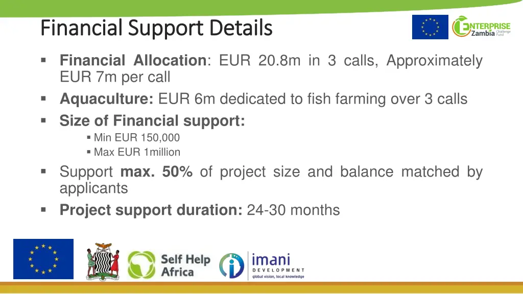 financial support details financial support